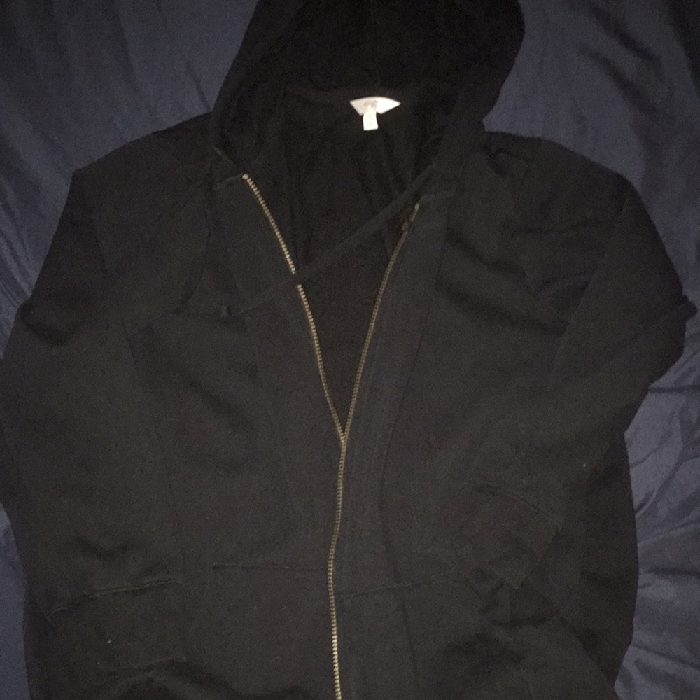 Terra & Sky Women’s XL Solid Black Jacket